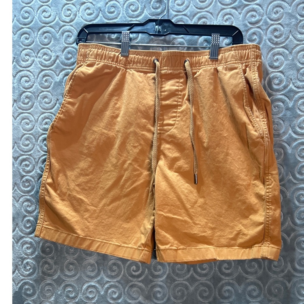 GAP Mens Golden‎ Brown Twill Drawstring Casual Shorts Size M